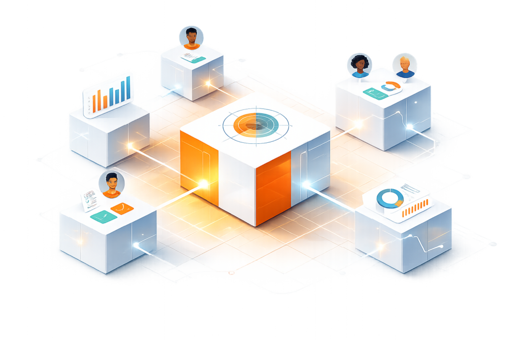 Blood Orange team diagnostic report illustration